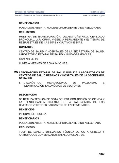 publicaciones - directorio de trÃ¡mites y servicios - ComisiÃ³n Estatal ...