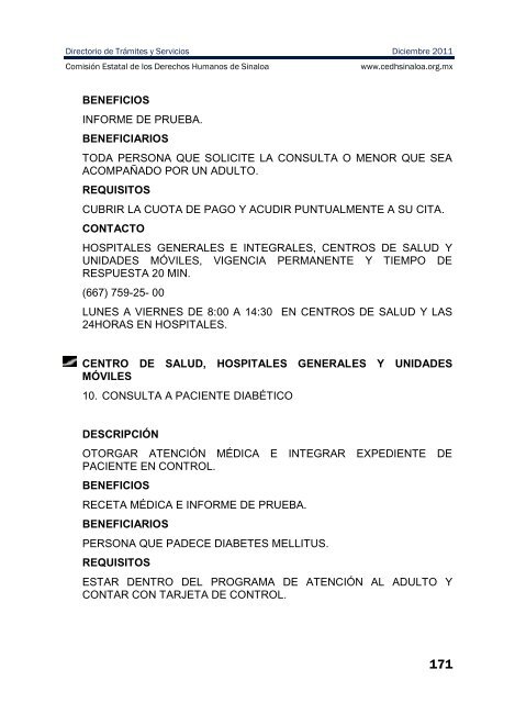 publicaciones - directorio de trÃ¡mites y servicios - ComisiÃ³n Estatal ...