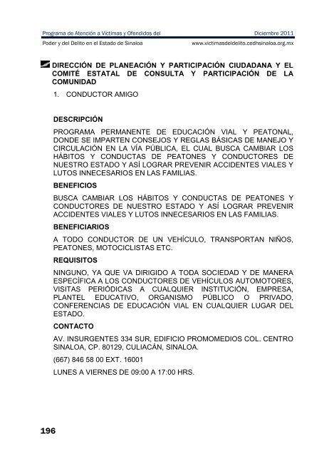 publicaciones - directorio de trÃ¡mites y servicios - ComisiÃ³n Estatal ...