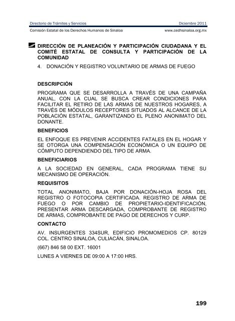 publicaciones - directorio de trÃ¡mites y servicios - ComisiÃ³n Estatal ...