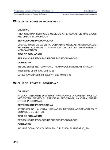 publicaciones - directorio de trÃ¡mites y servicios - ComisiÃ³n Estatal ...