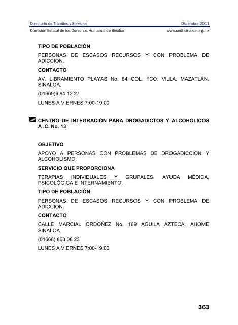 publicaciones - directorio de trÃ¡mites y servicios - ComisiÃ³n Estatal ...