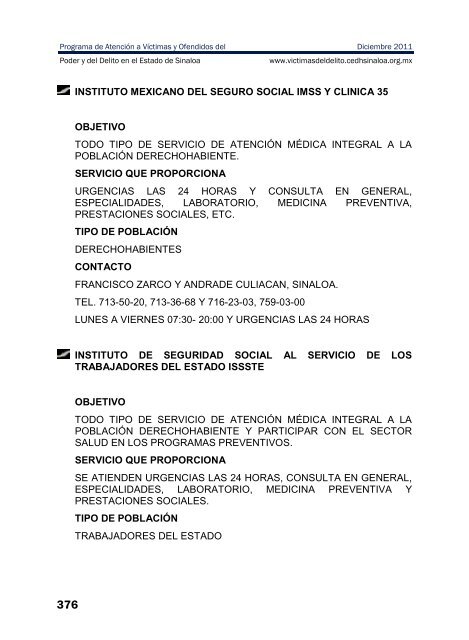 publicaciones - directorio de trÃ¡mites y servicios - ComisiÃ³n Estatal ...