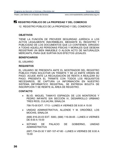 publicaciones - directorio de trÃ¡mites y servicios - ComisiÃ³n Estatal ...