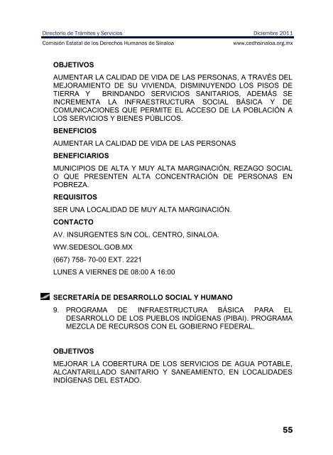 publicaciones - directorio de trÃ¡mites y servicios - ComisiÃ³n Estatal ...
