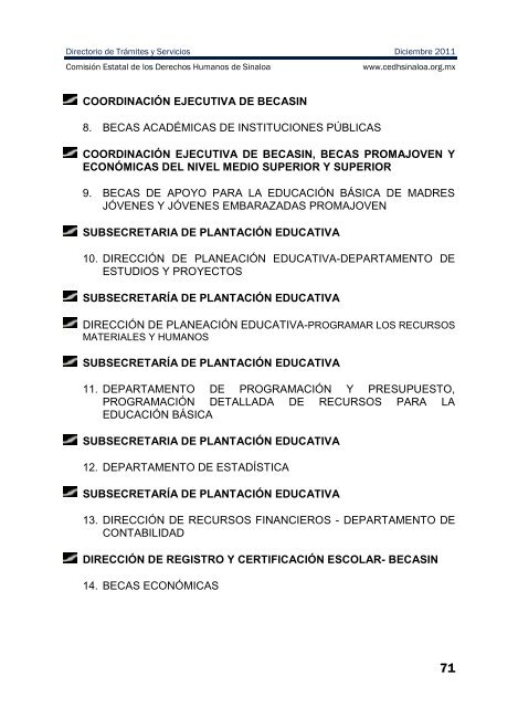 publicaciones - directorio de trÃ¡mites y servicios - ComisiÃ³n Estatal ...