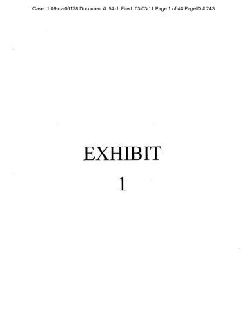 Case: 1:09-cv-06178 Document - Workplace Class Action Litigation