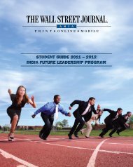 India Future Leadership Program Student Guide - Wall Street ...