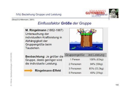 Folien zur Vorlesung Psychologie I - Sport-mainz.de