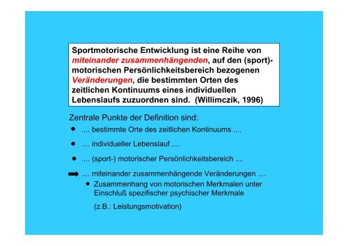 Folien zur Vorlesung Psychologie I - Sport-mainz.de