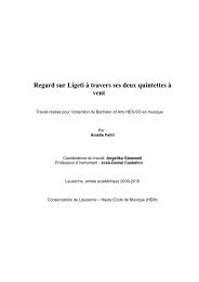 Regard sur Ligeti à travers ses deux quintettes à vent - HEMU