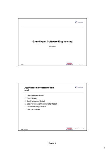 Grundlagen Software Engineering