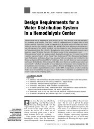 Design Requirements for a Water Distribution System in a ...