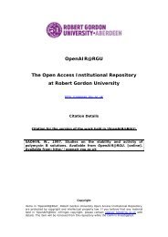 Wipawee Saohin PhD.pdf - OpenAIR @ RGU - Robert Gordon ...