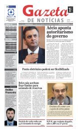 AÃ©cio aponta autoritarismo do governo - Jgn.com.br