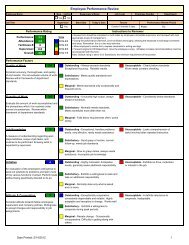Employee Performance Review Form - McCormick PCS Info
