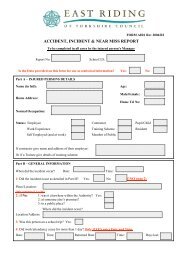 ACCIDENT, INCIDENT & NEAR MISS REPORT - eRiding