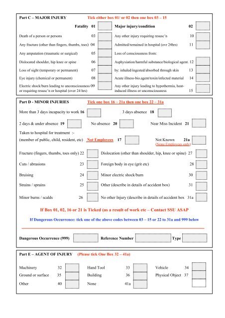 ACCIDENT, INCIDENT & NEAR MISS REPORT - eRiding