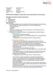 Werkinstructie verpleging - Stuurgroep ondervoeding