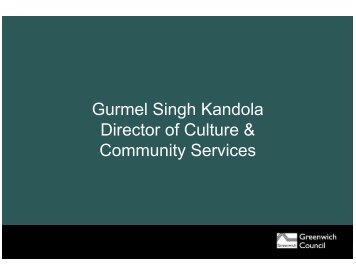 Gurmel Singh Kandola Director of Culture & Community ... - Sustain