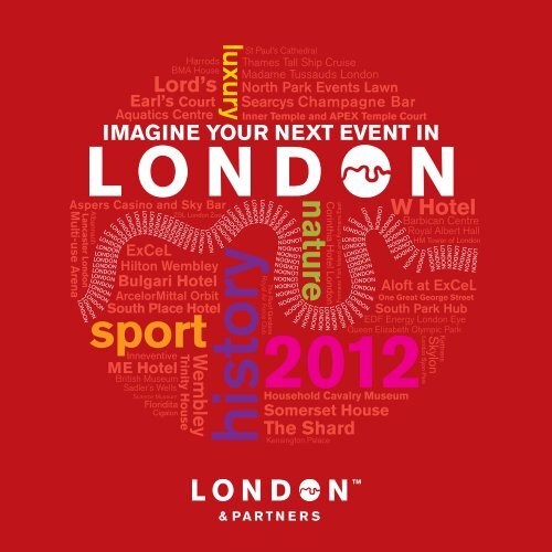 imagine your next event in - London & Partners