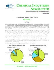 View Newsletter - Chemical Insight & Forecasting: IHS Chemical