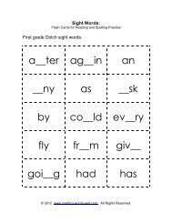 first grade sight words - Spelling Words Well