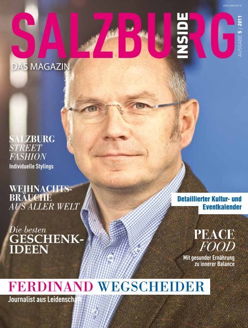 Ausgabe 5 - November - Salzburg Inside - Das Magazin