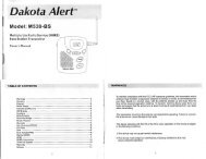 Dakota Alert M538-BS MURS Wireless 2-Way Base Station Radio ...