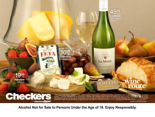 Alcohol Not for Sale to Persons Under the Age of 18 ... - Find Specials