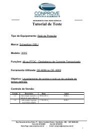 Tutorial Teste Rele SEL 300G