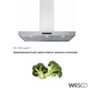 FHC/WHC quadro 7 - Mode d'emploi - Wesco