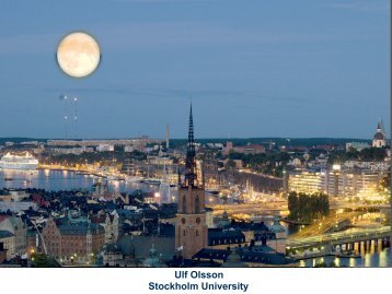 Ulf Olsson Stockholm University - Gtea