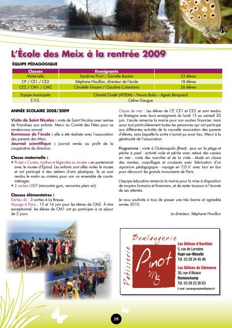 Bulletin Municipal 2010 - Ville de Rupt sur Moselle