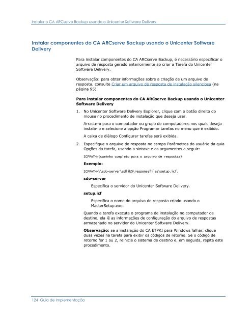 CA ARCserve Backup para Windows - Guia de ImplementaÃ§Ã£o