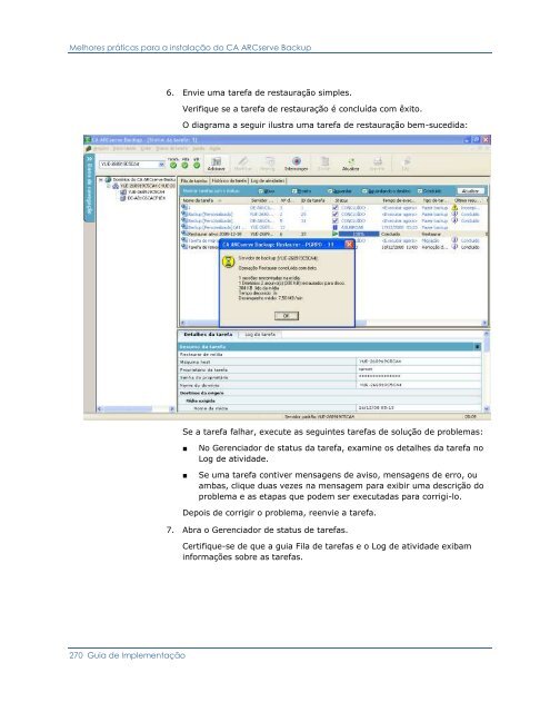 CA ARCserve Backup para Windows - Guia de ImplementaÃ§Ã£o