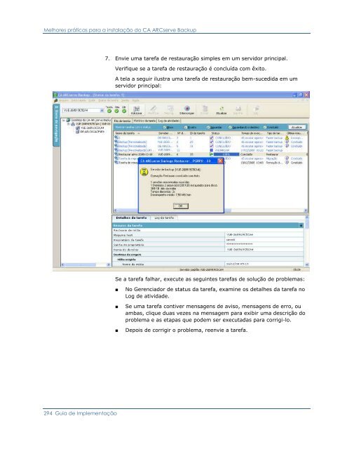 CA ARCserve Backup para Windows - Guia de ImplementaÃ§Ã£o