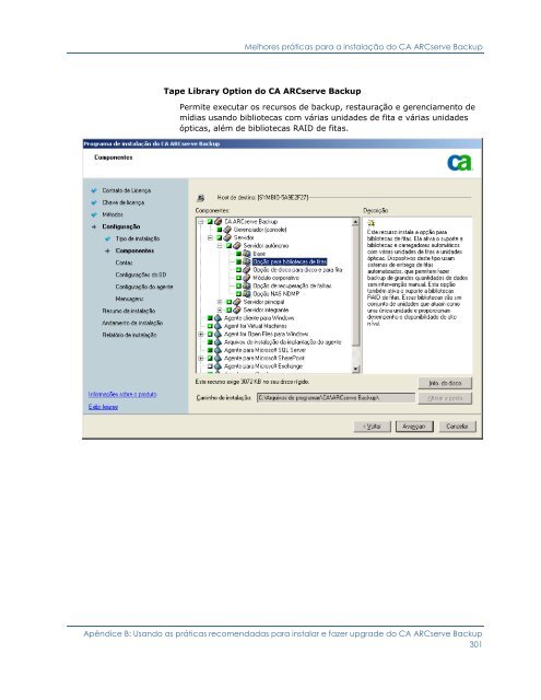 CA ARCserve Backup para Windows - Guia de ImplementaÃ§Ã£o