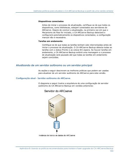 CA ARCserve Backup para Windows - Guia de ImplementaÃ§Ã£o