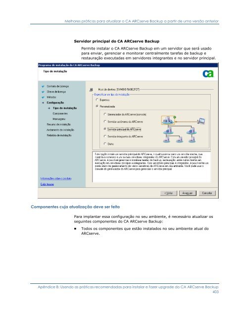 CA ARCserve Backup para Windows - Guia de ImplementaÃ§Ã£o