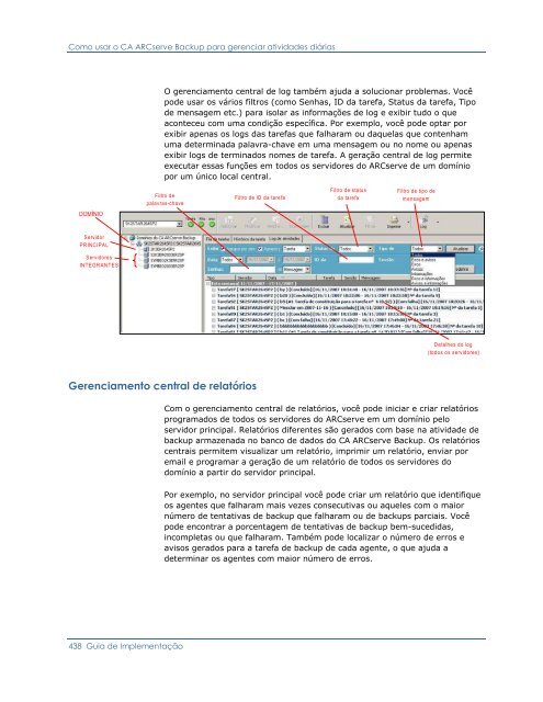 CA ARCserve Backup para Windows - Guia de ImplementaÃ§Ã£o