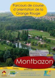 Parcours de course d'orientation de la Grange Rouge