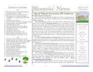 Bloomin' News - Oklahoma County Master Gardeners