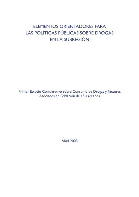 Informe completo - cicad