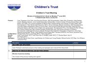 Children's Trust Meeting - Worcestershire Partnership