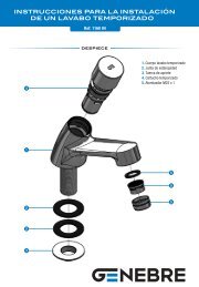 instrucciones para la instalaciÃ³n de un lavabo ... - Aquastanding