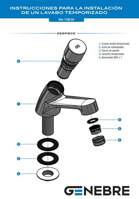 instrucciones para la instalaciÃ³n de un lavabo ... - Aquastanding