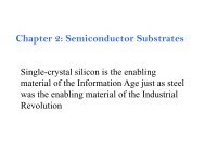 Chapter 2: Semiconductor Substrates
