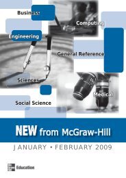 NEW from McGraw-Hill - McGraw-Hill Books