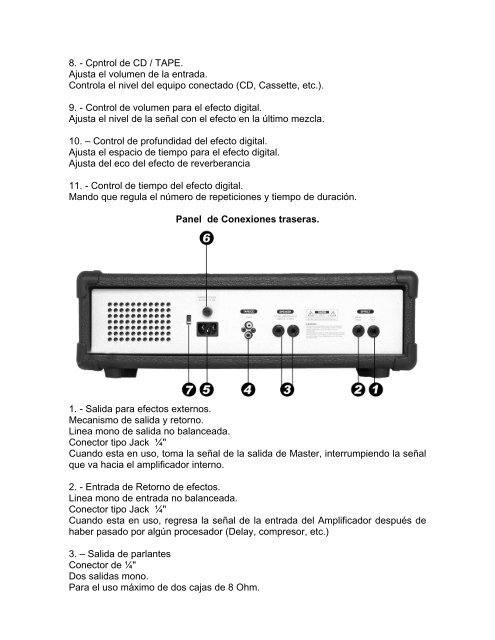 caracterÃ­sticas, especificaÃ§Ãµes e controles. - SKP Pro Audio